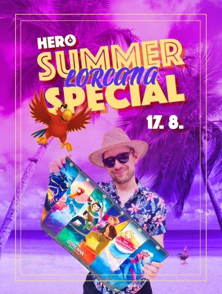☀️🏄‍♀️Léto je v plném proudu a my jsme si pro vás připravili pořádně kýčovitý LORCANA SUMMER SPECIAL. Doražte přímo z...