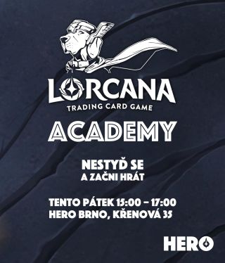 💜Máš svůj starter deck a bojíš se s ním začít hrát nebo ještě hrát neumíš? Stav se za námi tento pátek na LORCANA ACADEMY....